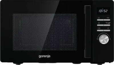 Produktbild von Gorenje MO23A3BH Mikrowelle, Arbeitsplatte, Solo-Mikrowelle, 23 l, 800 W, Eingebautes Display, Tasten