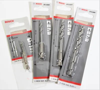 Produktbild von BOSCH Holzspiralbohrer HSS Set4-tlg. Holzboh…