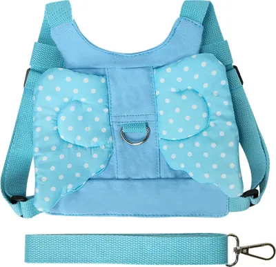 Image de Harnais de marche pour bébé, laisse, réglable, antidérapante, évite les pertes, adorable ceinture pour bambin de 1 à 8 ans, bleu