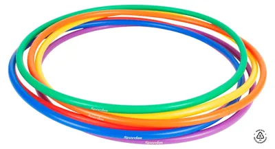 Immagine prodotto di Set di cerchi giocattolo Sporda - 6 cerchi rotondi resistenti per bambini