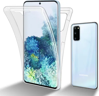 Produktbild von Cadorabo Schutzhülle für Samsung Galaxy S20 Hülle in natur 360° Etui Full Body Handyhülle Cover Case