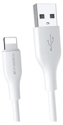 Immagine prodotto di Xssive 2.4A 3 metri di cavo dati per iPhone Cavo di ricarica rapida da USB a iPhone 2.4A Cavo di ricarica e sincronizzazione bianco