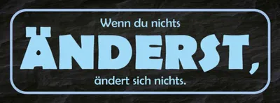Produktbild von vianmo Holzschild 10x27 cm wenn du nichts änderst Dekoration