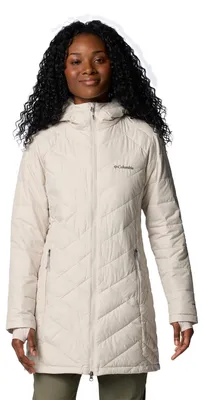 Productafbeelding van Heavenly lange hooded jas, donkergrijs (278), maat XS
