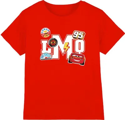 Obrázek produktu pro Cars - "LMQ" tričko pro děti TV15112 (128) (Červená)