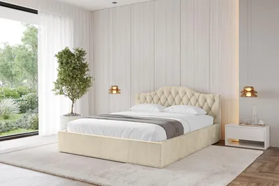 Produktbild von ALTDECOR Polsterbett mit Bettkasten - FALIO-v1 - 180x200 Beige - Bett ohne Matratze - Doppelbett mit Stauraum und Latternrost - Boxbett mit Kopfteil