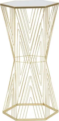 Obrázok produktu pre Telefónny stolík Mauro Ferretti 40x35x80 cm zlatý