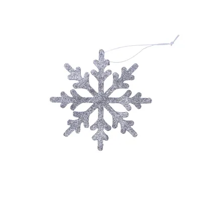 Obrázek produktu pro Vločka, prům. 15 cm, stříbrná