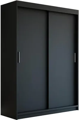 Produktbild von Schwebetürenschrank, 2-türig Schrank! Moderne Garderobe für Kleidung. Verschiedene Farben (Weiß, Schwarz, Somona) Kleiderschrank PAX  160 cm