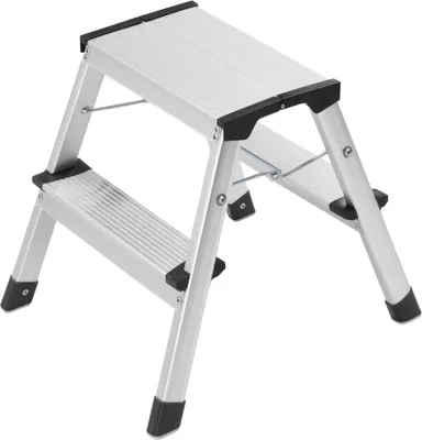 Obrázek produktu pro Hailo-Werk Hailo L90 - Žebřík - 3 stupně - 2 sekce - Pracovní výška: 2,4 m - Hliník (4443-701)