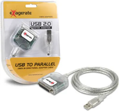 Produktbild von Hamlet XUPP25, USB A, DB25, 2 m