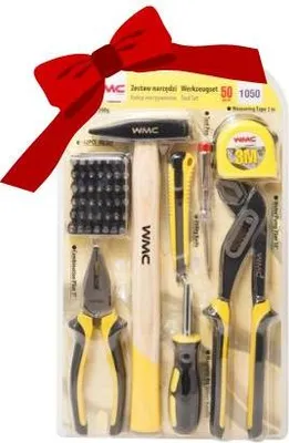 Image de Geschenkidee - WMC WERKZEUGSATZ 50 TEILIG SCHRAUBENDREHER BITS ZANGEN