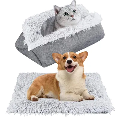 Image de Couverture chauffante pour chats et petits chiens, dimensions 60 x 50 cm