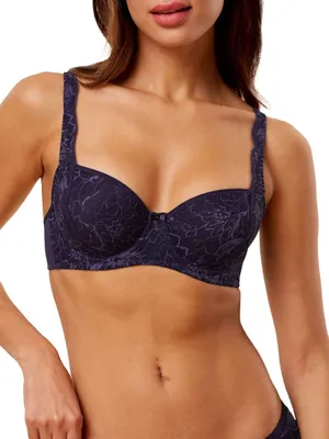 Produktbild von Triumph Amourette Charm Conscious WHP02, Farbe: Skyline BY/6582, Größe: 75B Bügel-BH mit Halbschale und Einlage