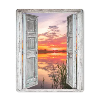 Produktbild von MuchoWow® Mauspad Mousepad Landschaft - Sonnenuntergang - Wasser - Aussicht 19x23 cm - Mousepads - Maus Mat - Pad - Mausunterlage - Mauspads - Spielen