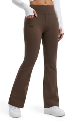 Image de Leggings thermiques pour femmes, taille haute, en tissu déperlant