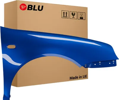 Image de BLU Aile Compatible avec VW Volkswagen Golf IV 4 LW5Z Droite Blau JazzBlau | 1997-2006 | Avant | Peint| Prêt à Monter | Galvanisé