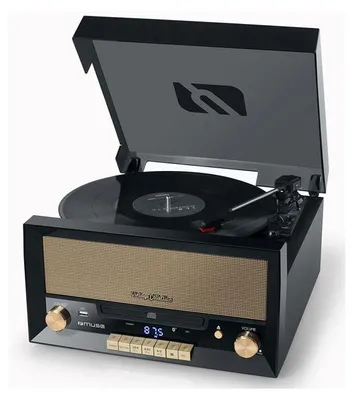 Image de Platine vinyle/cd/usb stéréo 3 vitesse 33/45/78t - Muse - MT110B -
