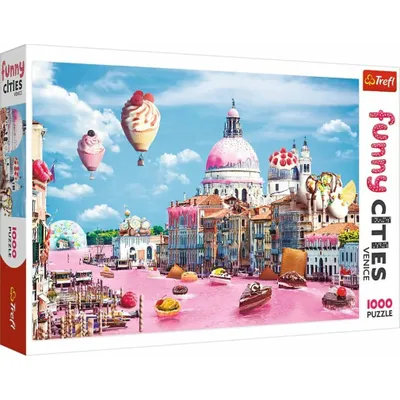Image de TREFL Puzzle Funny Cities : Sweet Venise 1000 pièces