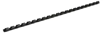 Produktbild von Genie 12371, Binderücken, Schwarz, 65 Blätter, Kunststoff, 1 cm, 25 Stück(e)