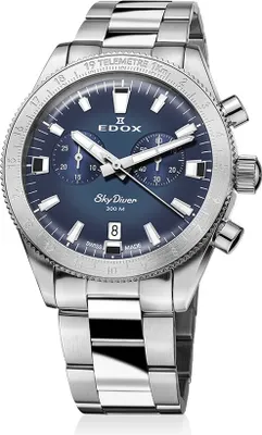 Immagine prodotto di Edox - 10116 3 BUIDN - Bracciale - Hommes - Quarzo - Skydiver