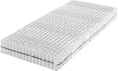 A mattress core made of pocket springs.