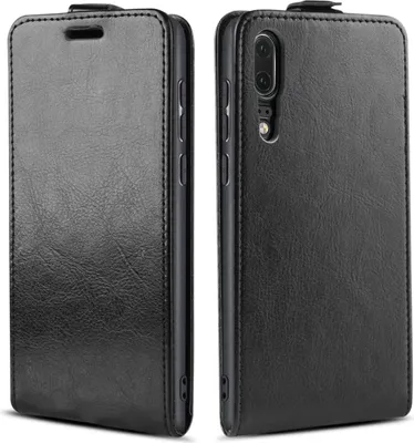 Produktbild von Handy Hülle für Huawei P20 Magnet Cover Case Klapphülle Schutzhülle Farbe: Schwarz
