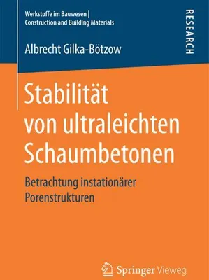 Obrázok produktu pre Stabilität von ultraleichten Schaumbetonen