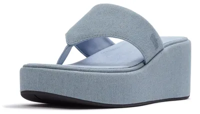 Produktbild von FITFLOP FitFlop Platfforms Denim Wedge Toe-Post Sandals  37