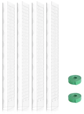Produktbild von Moosstab Rankhilfe 4 Stück, Erweiterbar für Monstera und Zimmerpflanzen, Weiß