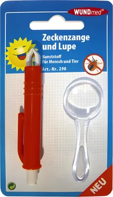 Obrázek produktu pro WUNDmed kleště na klíšťata+loupe