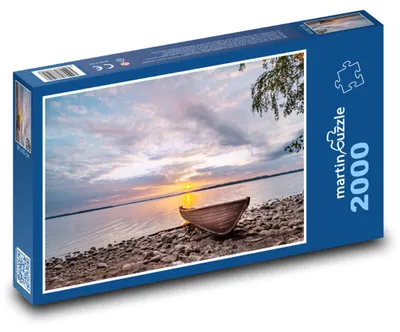 Obrázok produktu pre martinpuzzle - Puzzle 2000 - Západ slnka - veslice