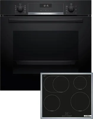 Produktbild von Bosch HBD635CS64 Herdset AutoPilot 3D-Heißluft Eco Clean Direct LCD-Display