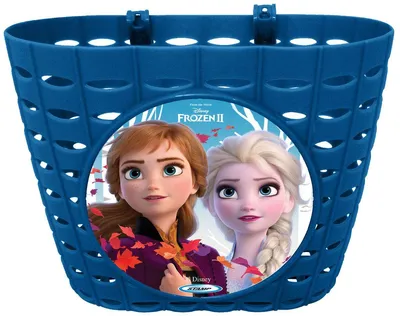 Produktbild von Kinder Disney Fahrradkorb Fahrrad Korb Lenkerkorb Körbchen Frozen die Eiskönigin Elsa RN244053