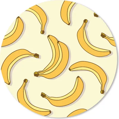 Produktbild von MuchoWow® Mauspad Mousepad Obst - Gestaltung - Banane 40x40 cm - Mousepads - Maus Mat - Pad - Mausunterlage - Schreibtisch Accessoires
