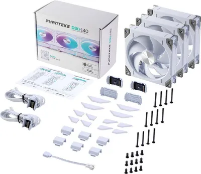 Immagine prodotto di Phanteks D30 PWM a flusso d'aria regolare D-RGB Lüfter 3er Pack