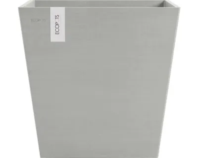 Obrázek produktu pro Květináč Ecopots Rotterdam plastový Ø 42,1 cm 43,6 x 43,6 x 44,4 cm šedý