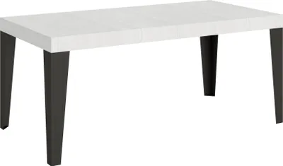 Produktbild von ITAMOBY - Ausziehtisch 180/284x90 cm Flame Esche weiß Tischbeine Anthrazit