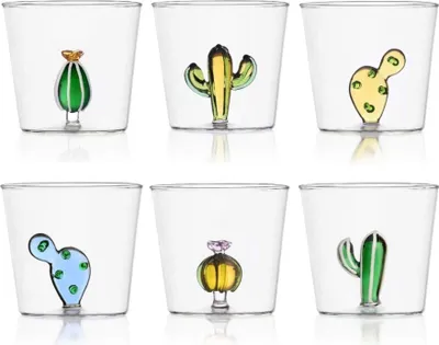 Image de ICHENDORF MILANO Desert Plants Jeu de 6 verres