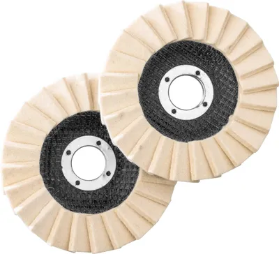 Produktbild von PARKSIDE® Winkelschleiferzubehör, 115 mm (Polierrad aus Filz 2tlg.)
