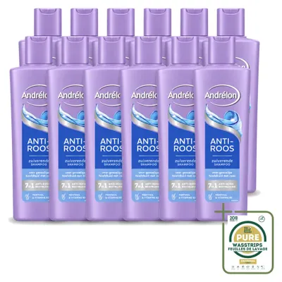 Imagen del producto de 12 champús Andrélon Anti-caspa - 250 ml - Paquete de suministro - 12 unidades