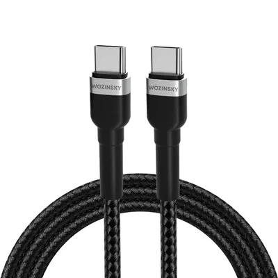 Zdjęcie produktu dla Kabel Wozinsky WNBCC2 USB-C / USB-C PD 65W 2 m - czarny