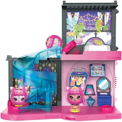 Produktbild von Zoobles Magic Mansion Traumhaus zum Verwandeln mit 6 Zimmern, Rutsche und Zubehör, Aktion/Abenteuer, 5 Jahr(e), Mehrfarbig