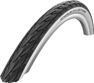 Image de Schwalbe Delta Cruiser 26x1 3/8 (37-590) HS431 Active K-Guard - fil, noir et blanc