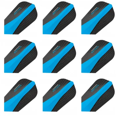 Produktbild von Harrows | Retina | Dart Flights | Slim | 100 Mikron | Hellblau | 3 Sets = 9 Flights
