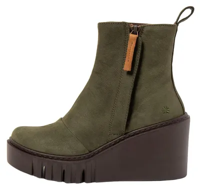 Image de Art Bottines à talons pour Femme 2091 NOBUCK KAKI/ CATANIA Couleur Vert