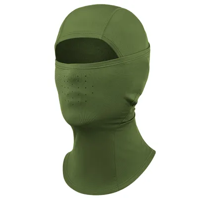 Produktbild von Qunature Sturmhaube Balaclava Winter Gesichtsmaske Militärgrün, M