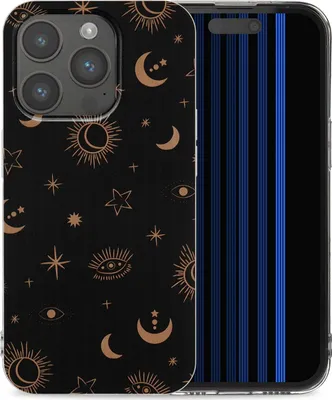 Immagine prodotto di Custodia di design imoshion per iPhone 15 Pro - Sky Black trasparente