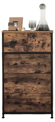 Obrázok produktu pre Komoda – Komoda – Úložná skrinka – vhodná pre deti – 56 x 30 x 89,3 cm