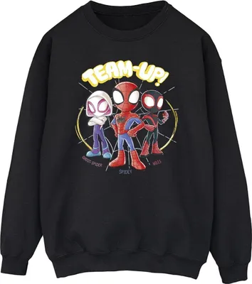 Produktbild von Marvel - "Spidey And His Amazing Friends" Sweatshirt für Herren BI44831 (3XL) (Schwarz)